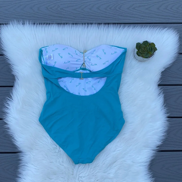 Anne Cole one piece ruched bathing suit - Picture 5 of 5